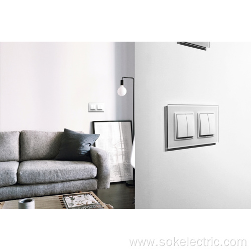 Light Switch Cheap 10A 250V CE European Plate